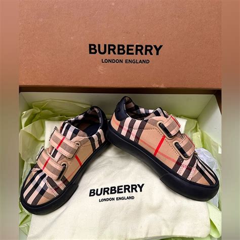 mini markham check sneaker burberry|Burberry Unisex Mini Markham Vintage Check Low.